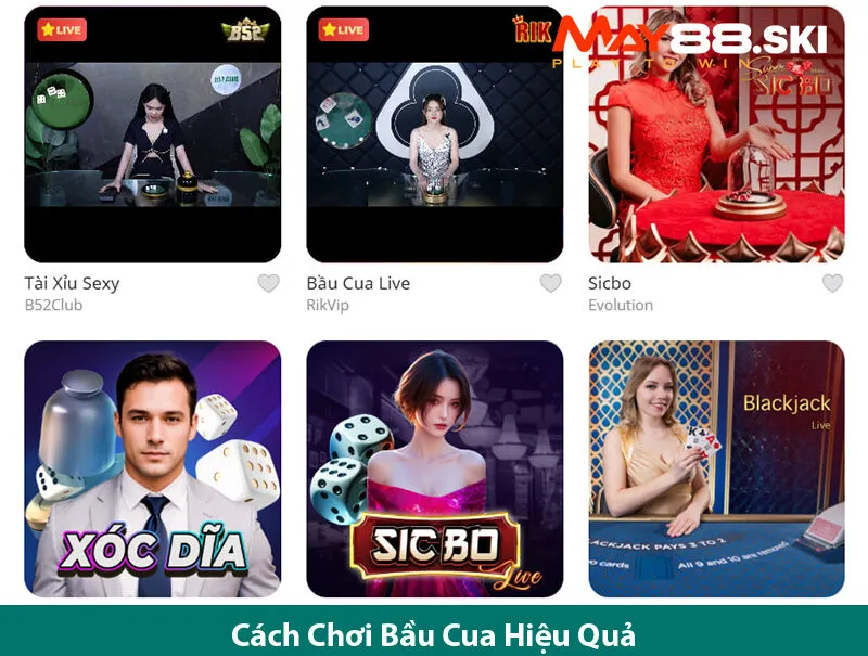 Cách Chơi Bầu Cua Live Thành Công Trên Nền Tảng Online