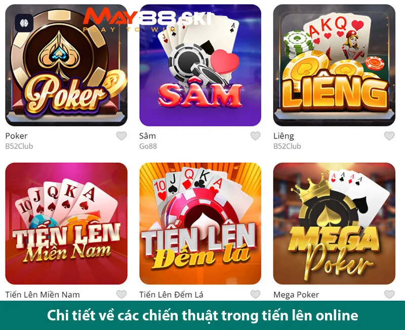 Hướng dẫn chơi tiến lên đếm lá online chuẩn cho tân thủ tại may88