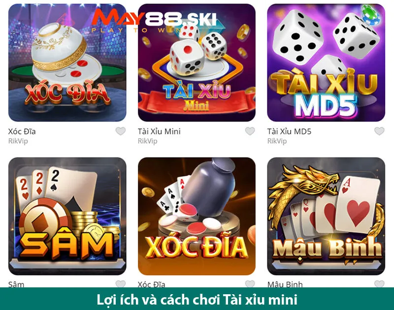 Thách thức bản thân với trò chơi Tài xỉu mini vô cùng hấp dẫn