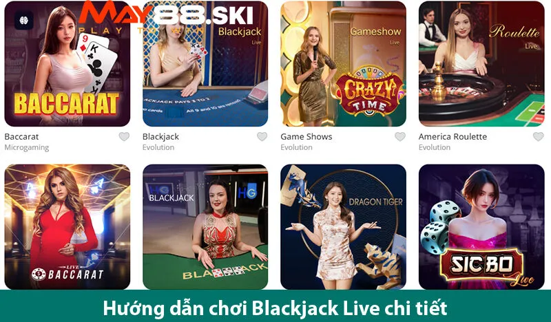 Kinh nghiệm từ những người chơi trò chơi blackjack live chuyên nghiệp