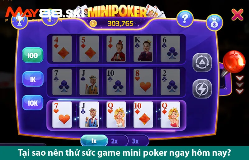 Đắm chìm trong không khí hồi hộp của trò chơi mini poker