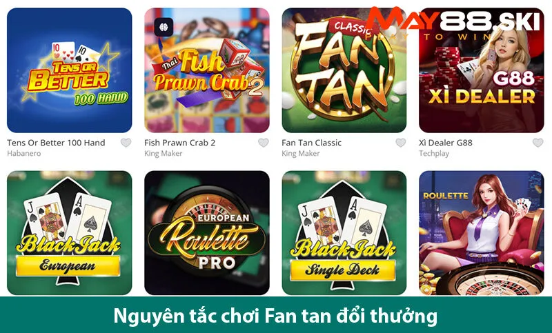 Fan tan đổi thưởng game hấp dẫn dễ chơi dễ thắng