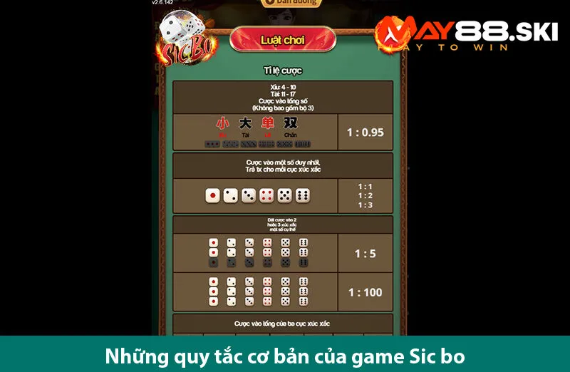 Hướng dẫn tham gia game sic bo online hấp dẫn