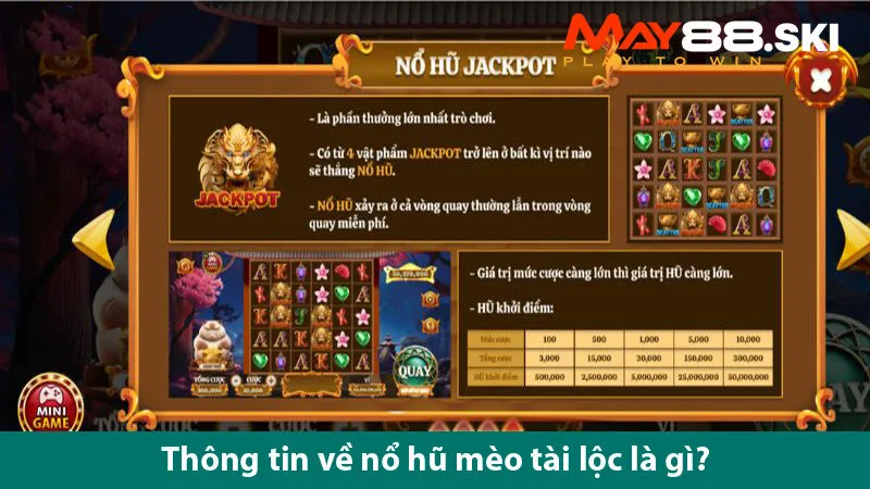 Hướng dẫn chơi nổ hũ mèo tài lộc và săn Jackpot khủng