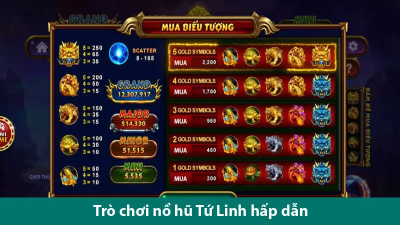 Chia sẻ kinh nghiệm chơi slot kho báu Tứ Linh luôn thắng