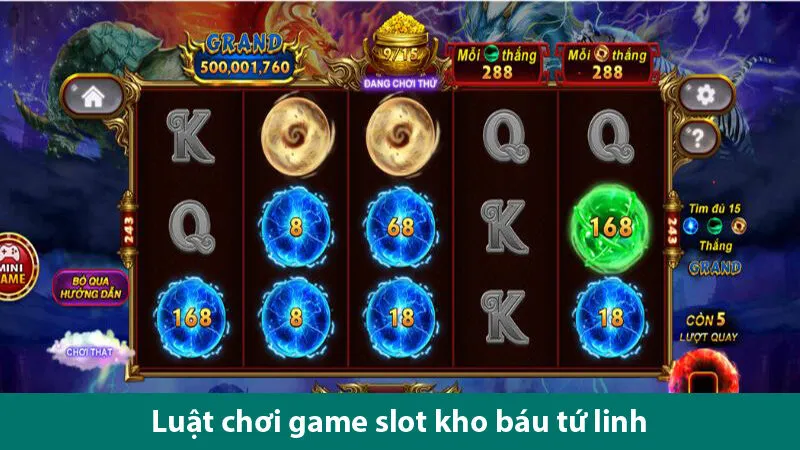 Chia sẻ kinh nghiệm chơi slot kho báu Tứ Linh luôn thắng