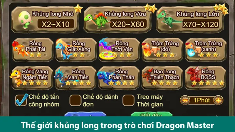 Mẹo săn boss hiệu quả để bạn chinh phục trò chơi Dragon Master dễ dàng