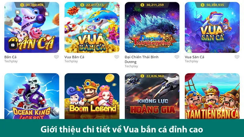 Trải nghiệm trò chơi Vua bắn cá tuyệt đỉnh và các bí quyết săn cá hay nhất